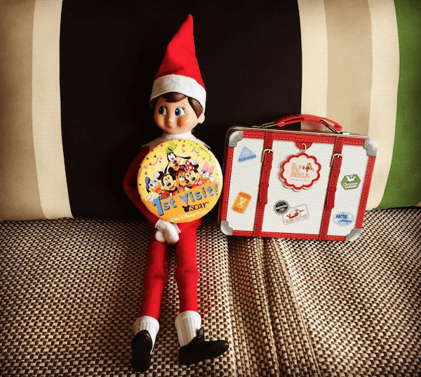 disney elf on the shelf ideas suitcase