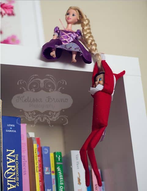 disney elf on the shelf ideas tangled