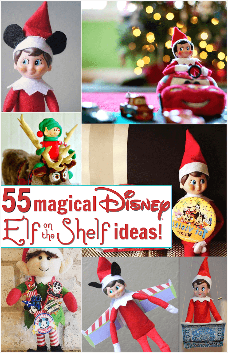 disney elf on the shelf ideas