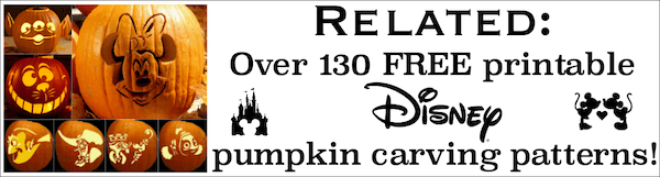 Disney pumpkin patterns