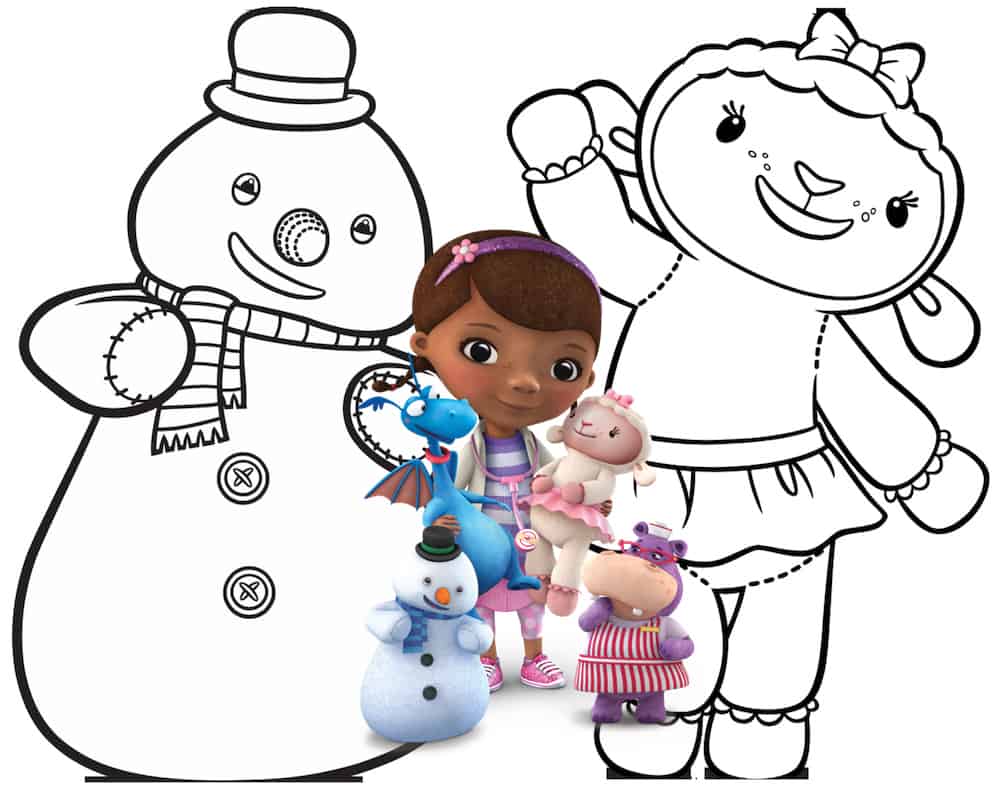 free printable doc mcstuffins coloring pages