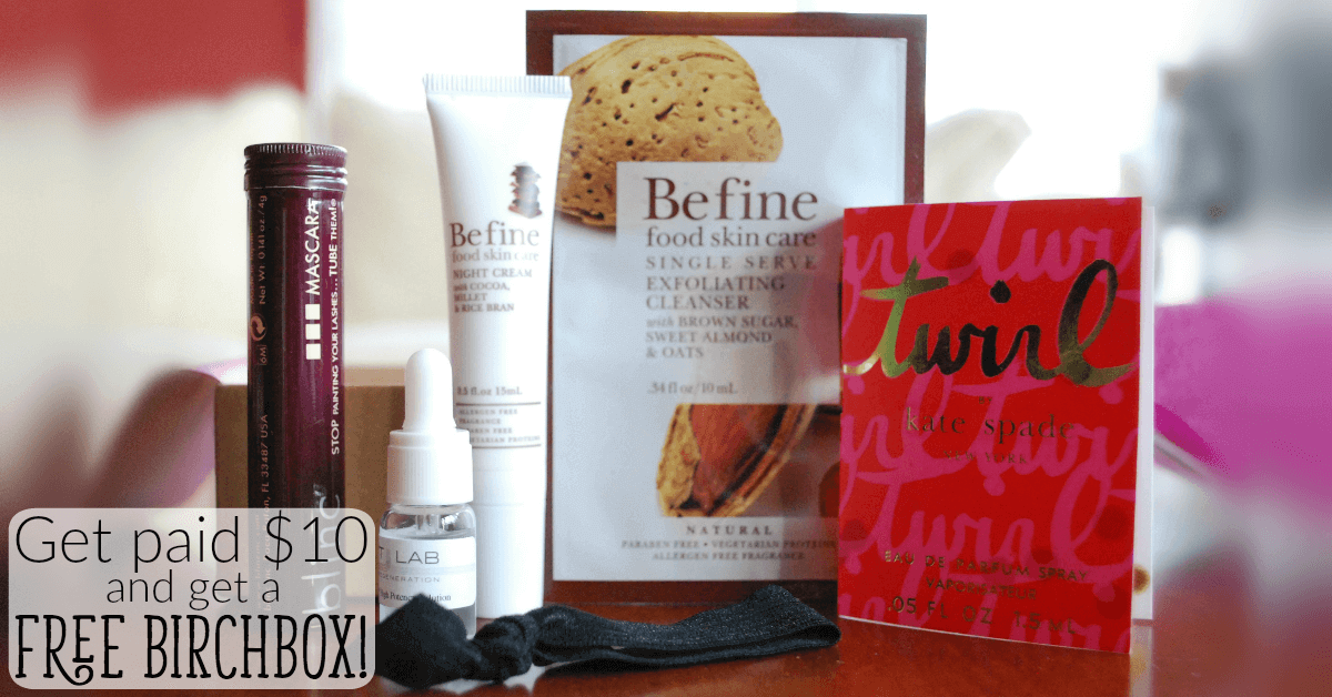 free birchbox and free gift card