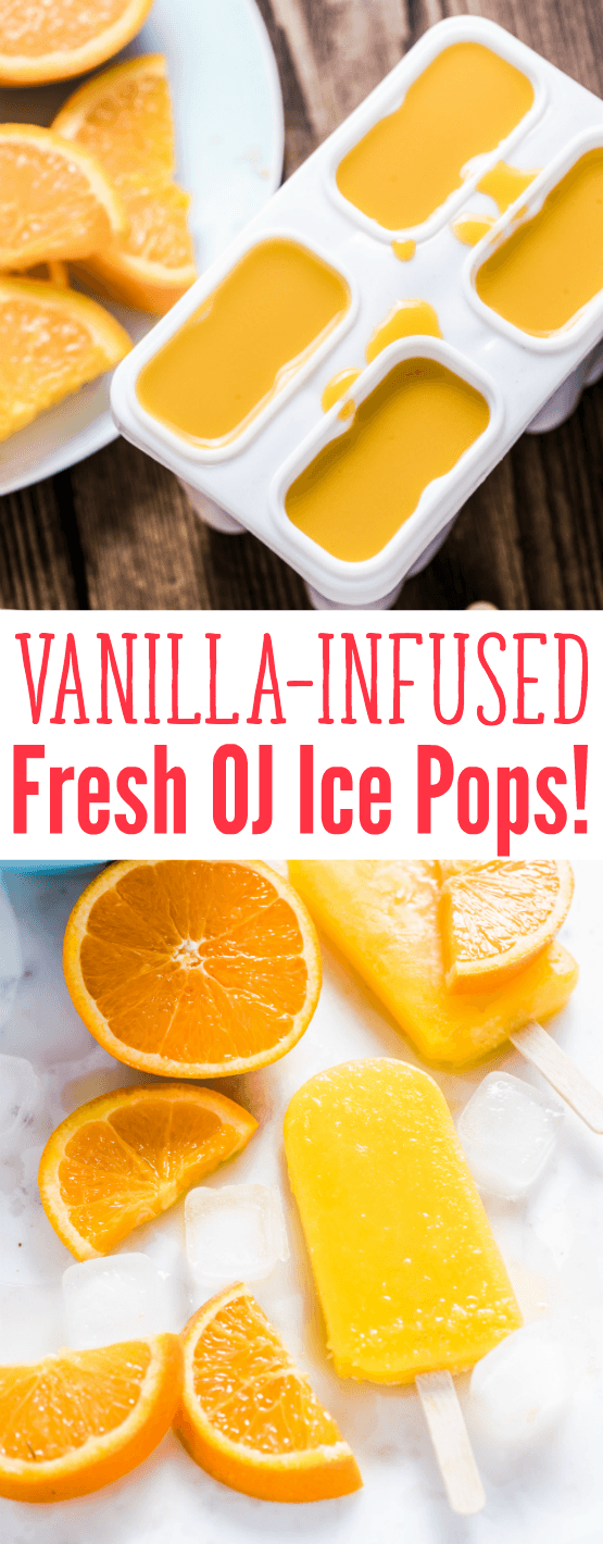 fresh orange juice popsicles recipe