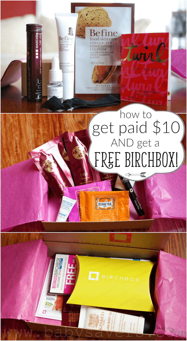 free birchbox and free gift card