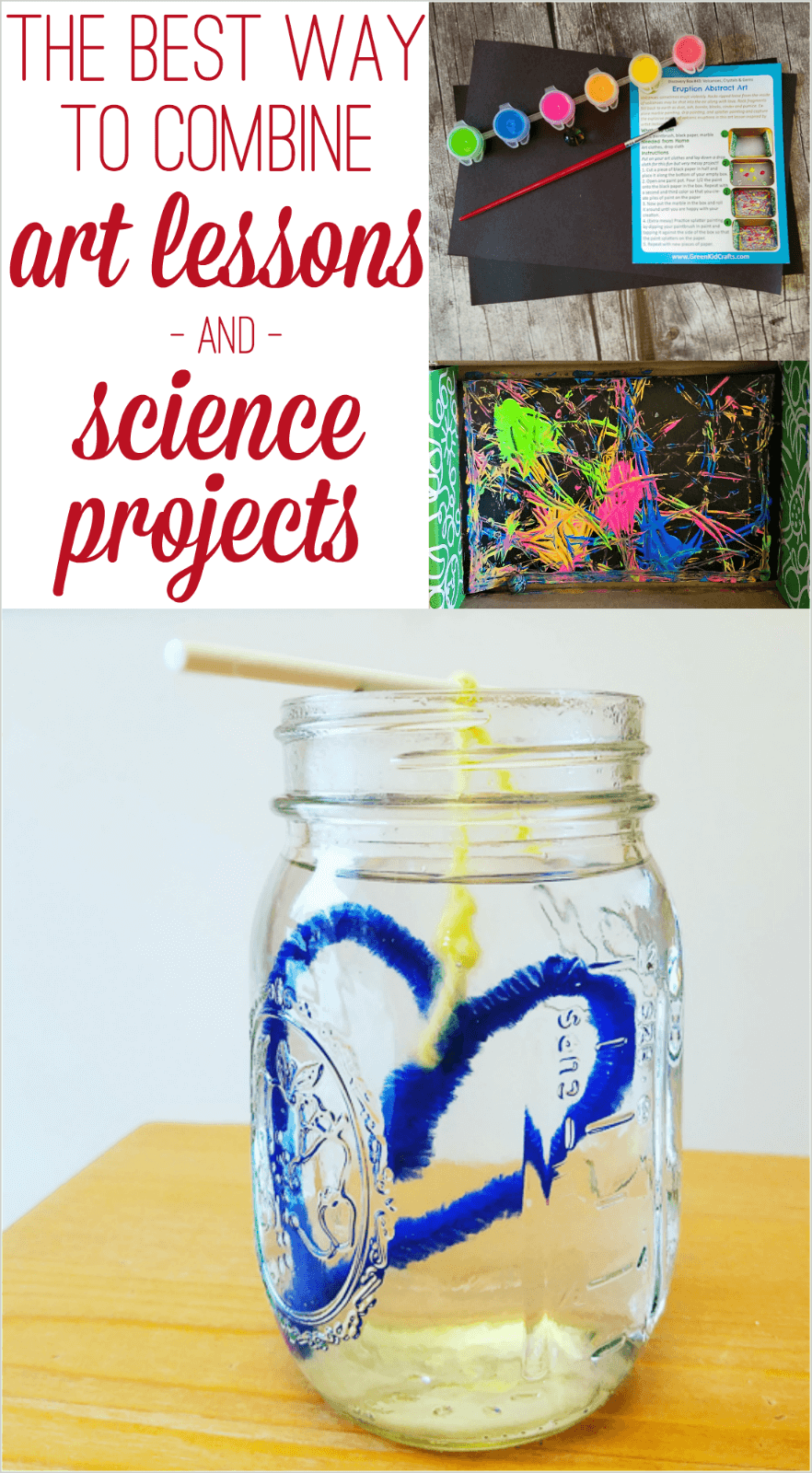 The best way to combine art lessons and science projects green kid crafts review