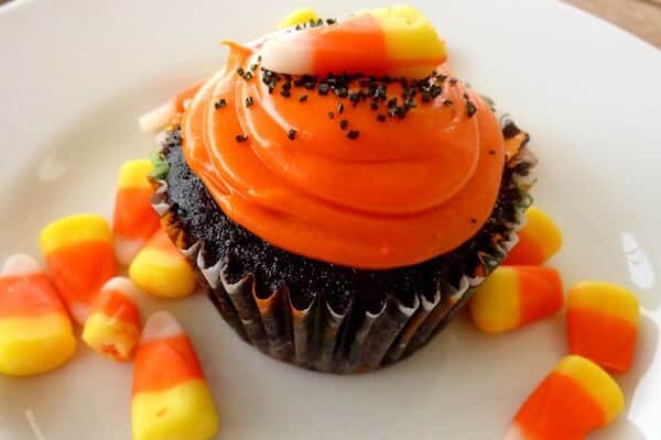 Halloween cupcake ideas dark chocolate