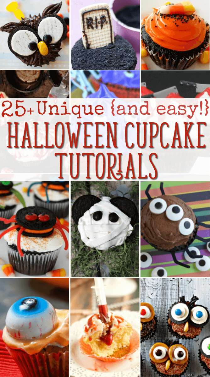 halloween cupcake ideas with tutorials