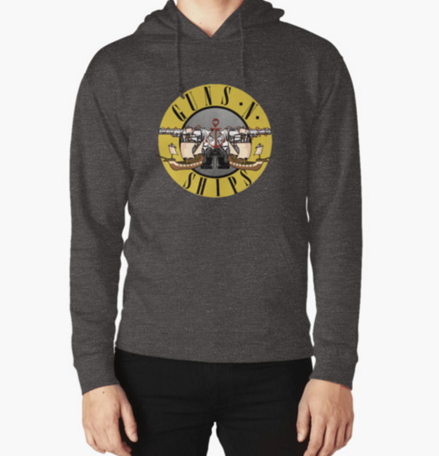 Hamilton Guns and Ships hoodie