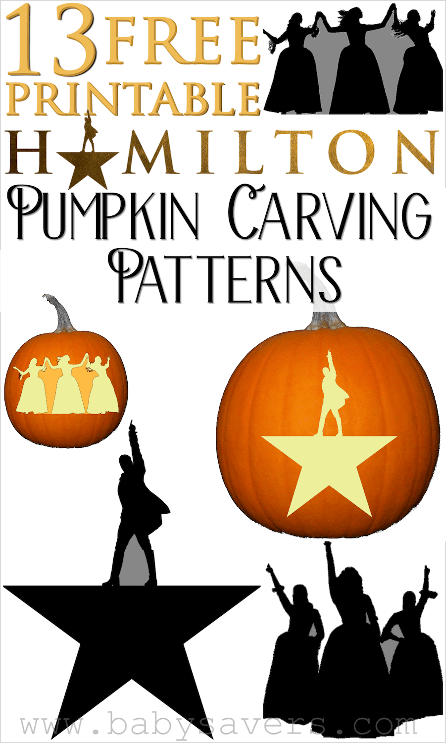 Hamilton pumpkin carving patterns