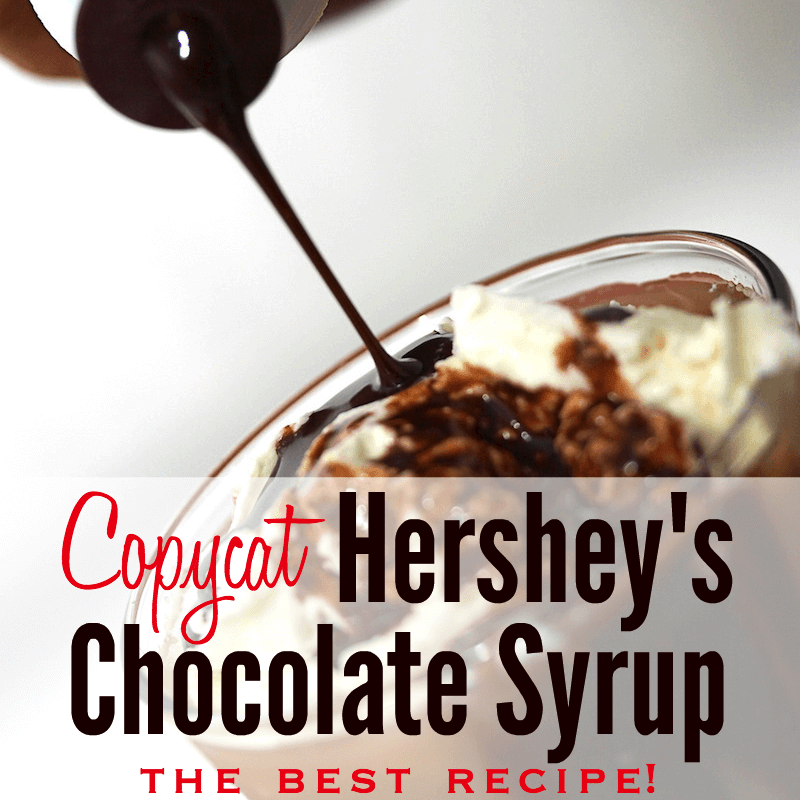 How to Make Homemade Hershey's Chocolate Syrup