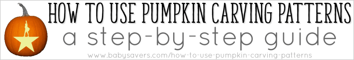 how to use pumpkin carving patterns