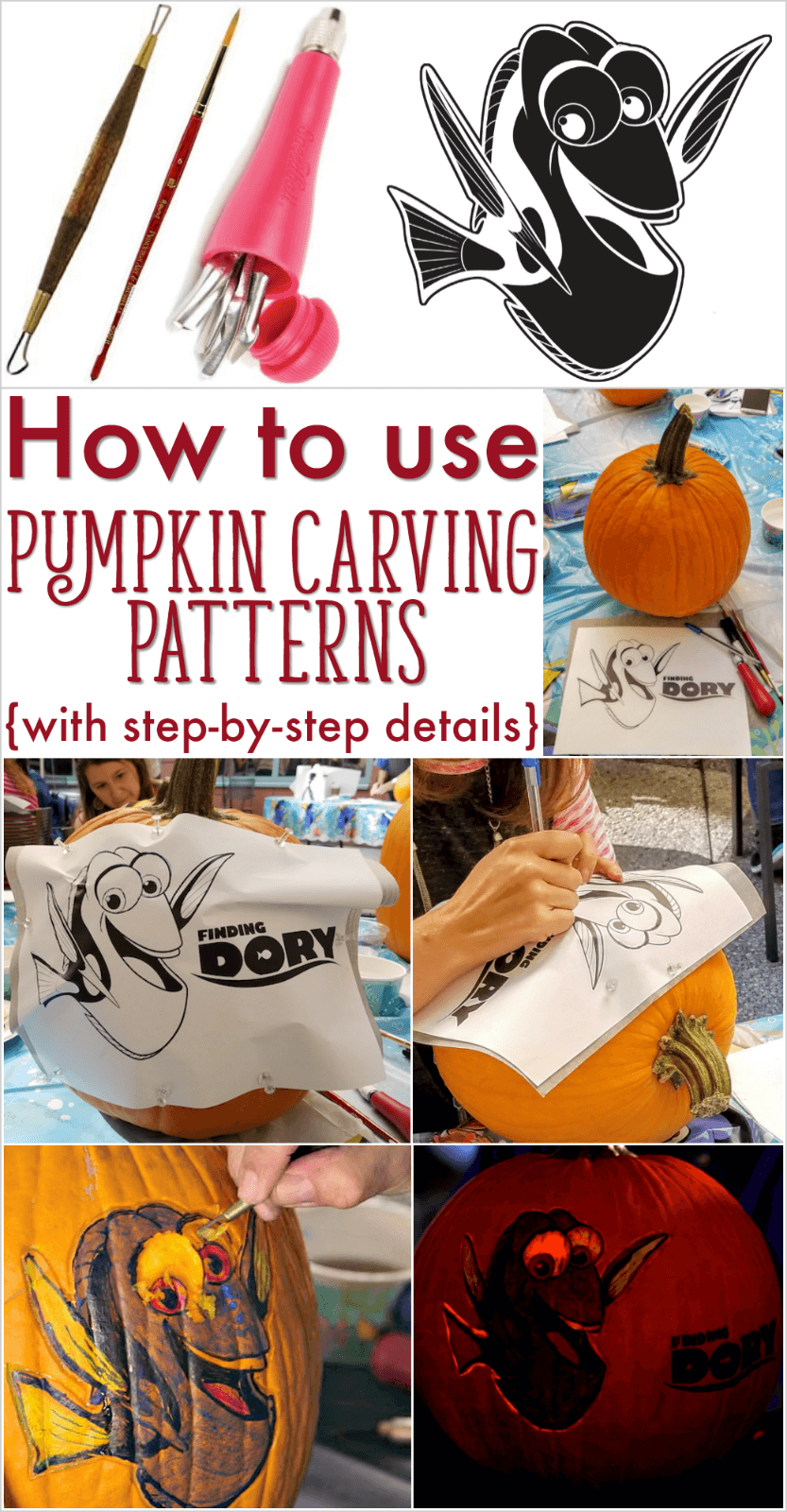 how to use pumpkin stencils