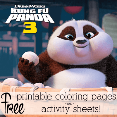 kung fu panda 3 printable coloring pages activity sheets