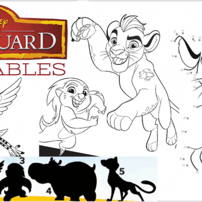 lion guard printables