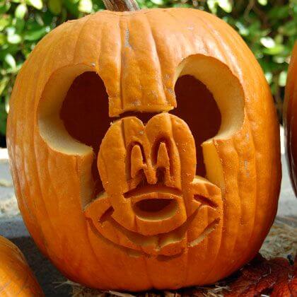 Mickey Mouse Disney pumpkin stencils