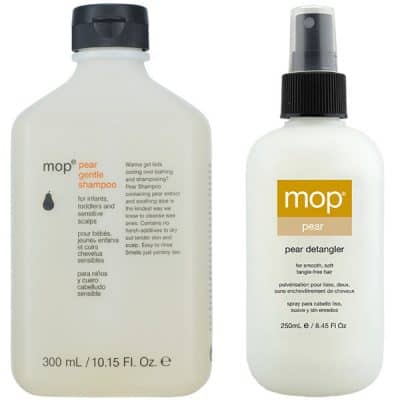 mop pear shampoo and mop pear detangler