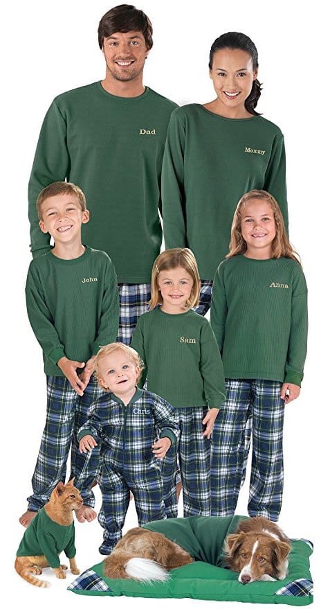 PajamaGram Tartan Plaid Matching Family Pajamas