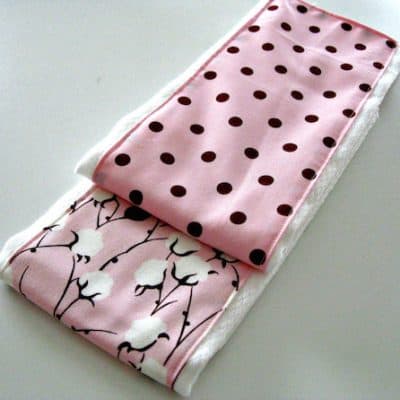 homemade burp cloths