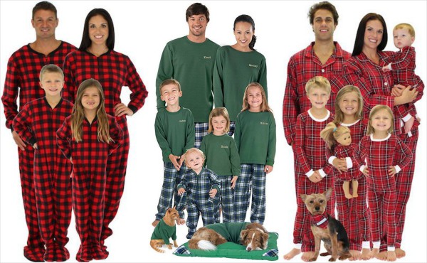 red and black flannel dog pajamas