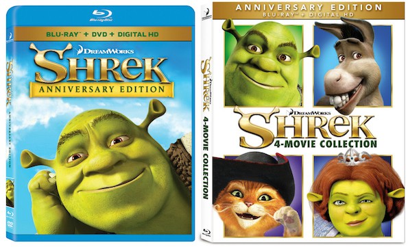 Shrek anniversary 4 movie collection