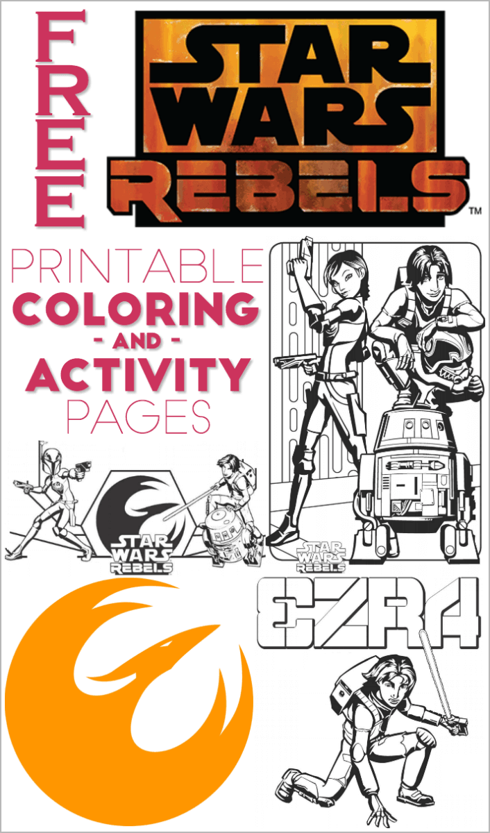 star wars rebels coloring pages and activity sheets