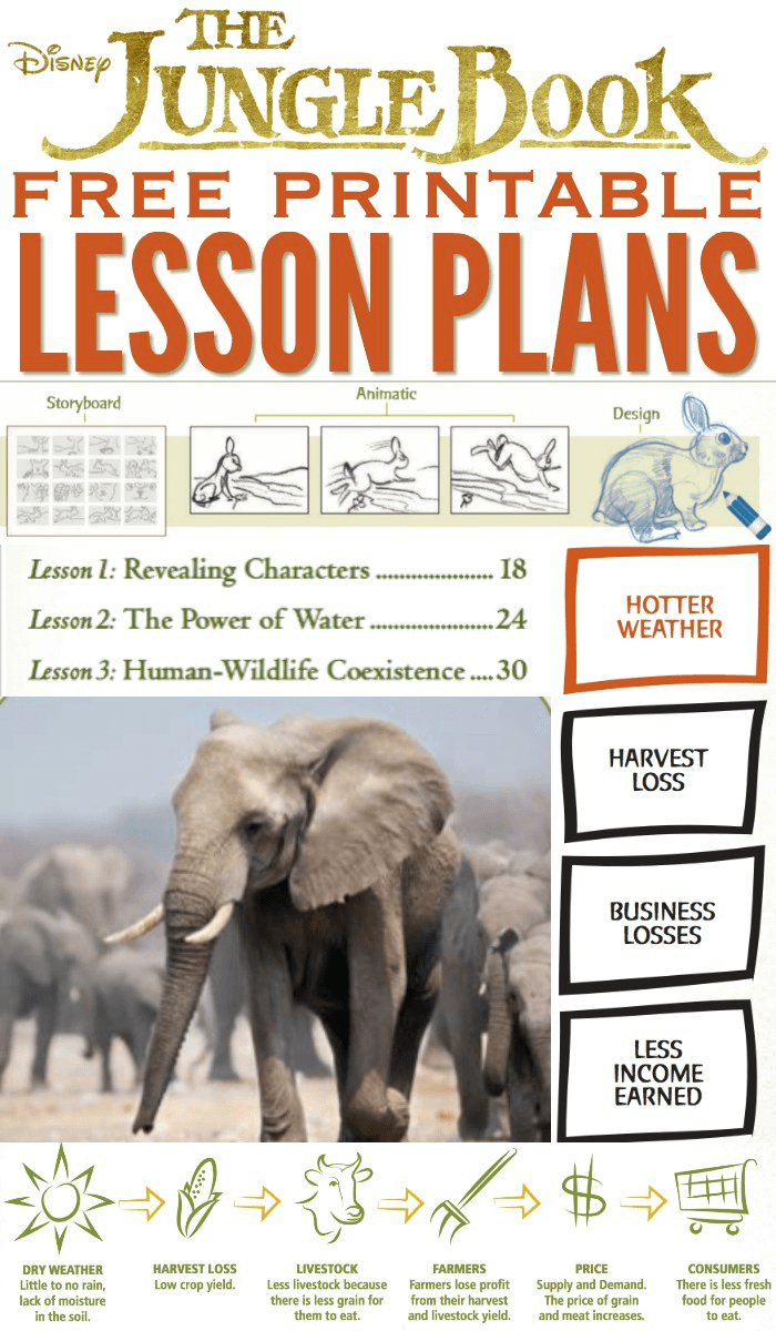 the jungle book lesson plans free printables for teachers and parents