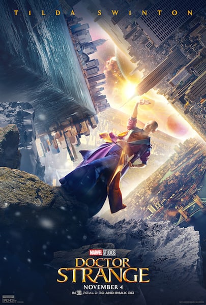 tilda swinton ancient one doctor strange poster