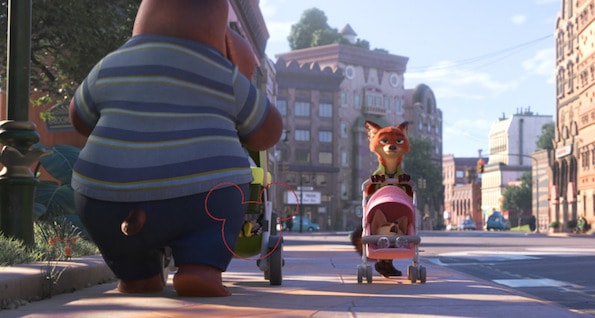 zootopia hidden mickey stroller